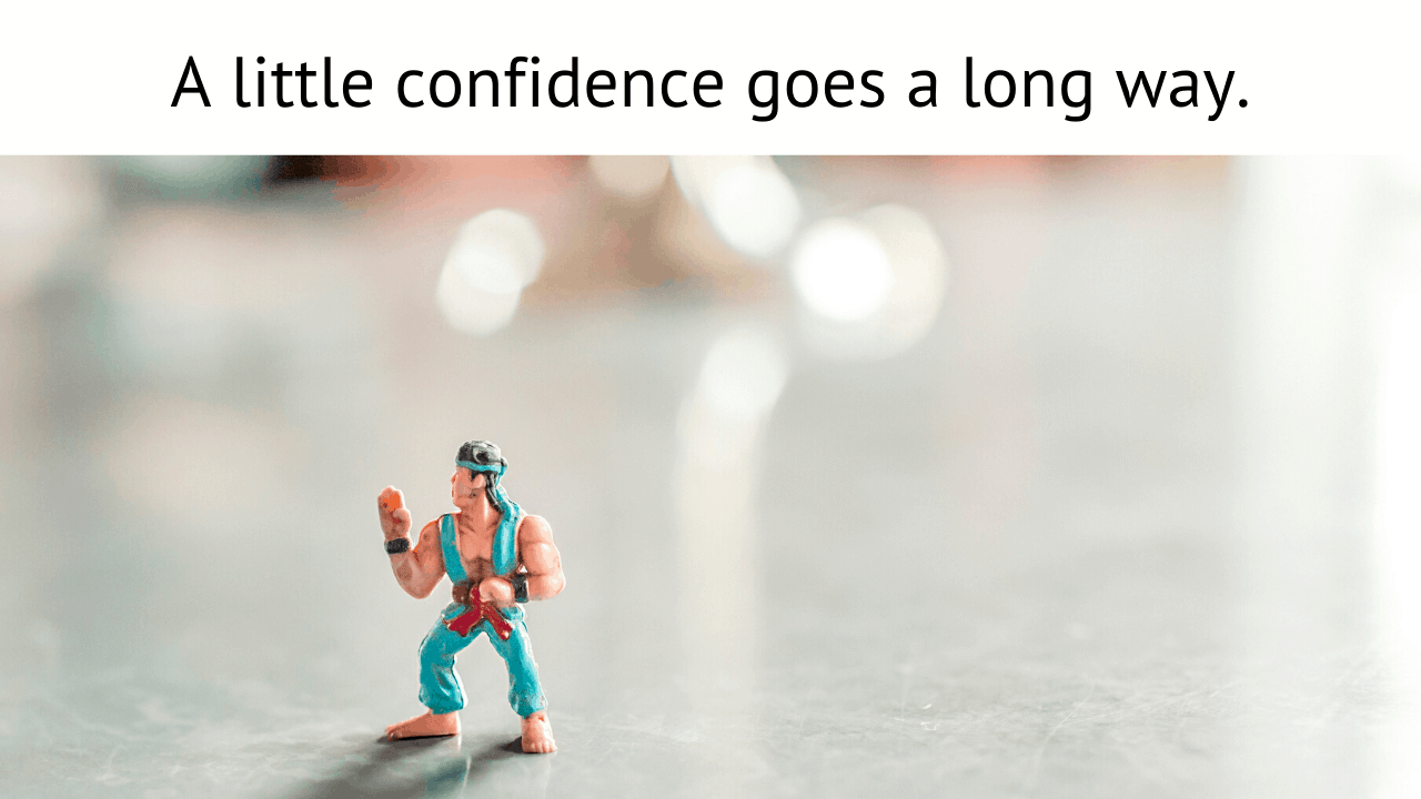 confident leader bad news