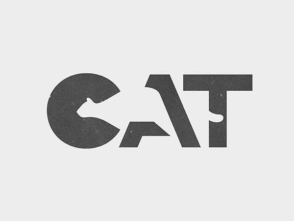 cat creative logo design