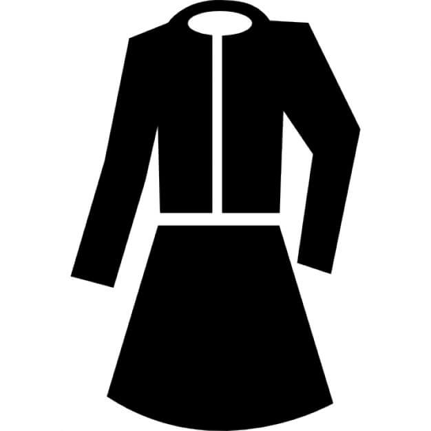 dress-with-coat-black-set-for-women_318-60100