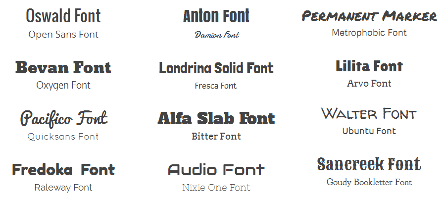 slide design fonts pairing moxie
